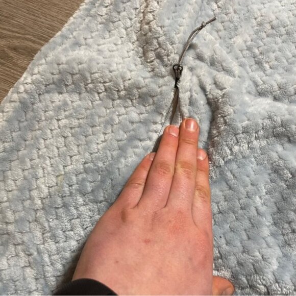 Columbia Fleece Sweater Tall Neck Light Blue XXL Teddy Bear Gorpcore Outdoors - Picture 4 of 9